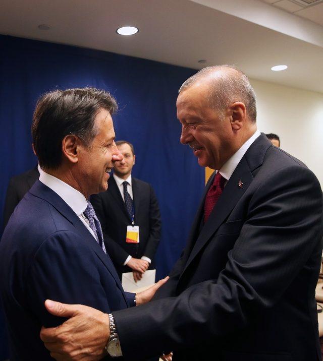 Cumhurbaşkanı Recep Tayyip Erdoğan, İtalya Başbakanı Giuseppe Conte ile görüştü.