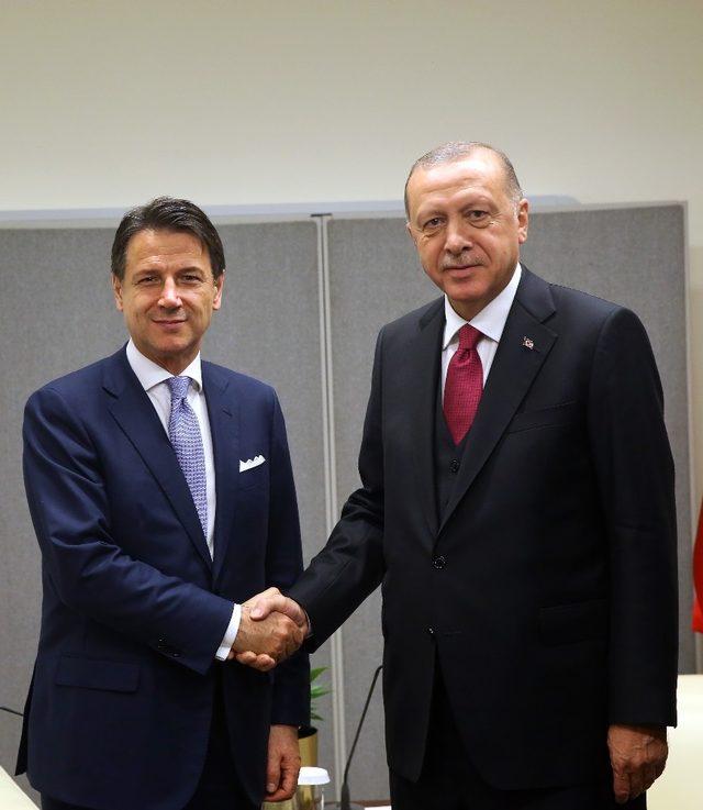 Cumhurbaşkanı Recep Tayyip Erdoğan, İtalya Başbakanı Giuseppe Conte ile görüştü.