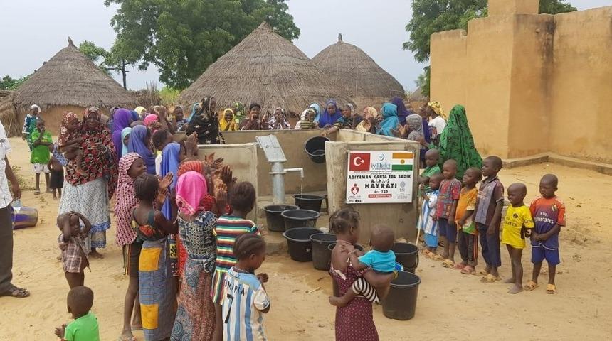 Kahtalı &ouml;ğrenciler har&ccedil;lıklarıyla 2. kuyu a&ccedil;tırdı