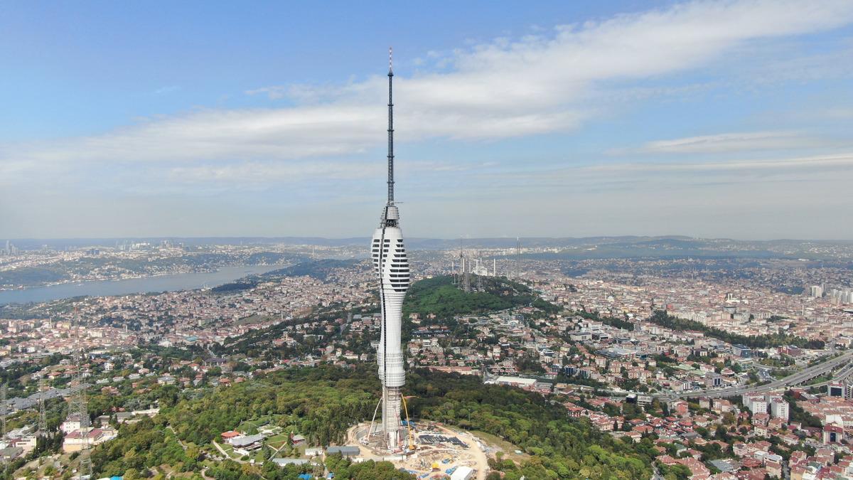 &Ccedil;amlıca Televizyon Kulesi'nde sona yaklaşılıyor  