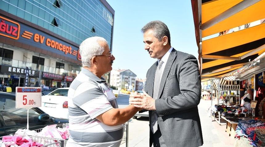 Başkan K&ouml;se, Mamaklı esnafı da yalnız bırakmıyor