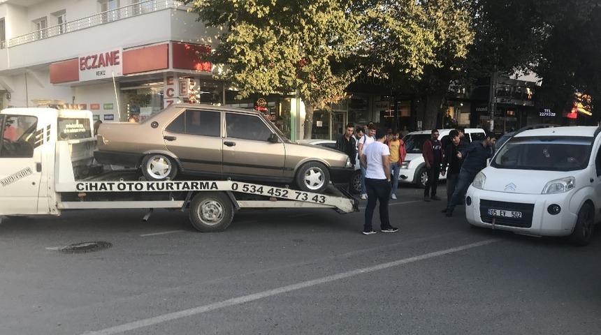 Iğdır&rsquo;da maddi hasarlı trafik kazası