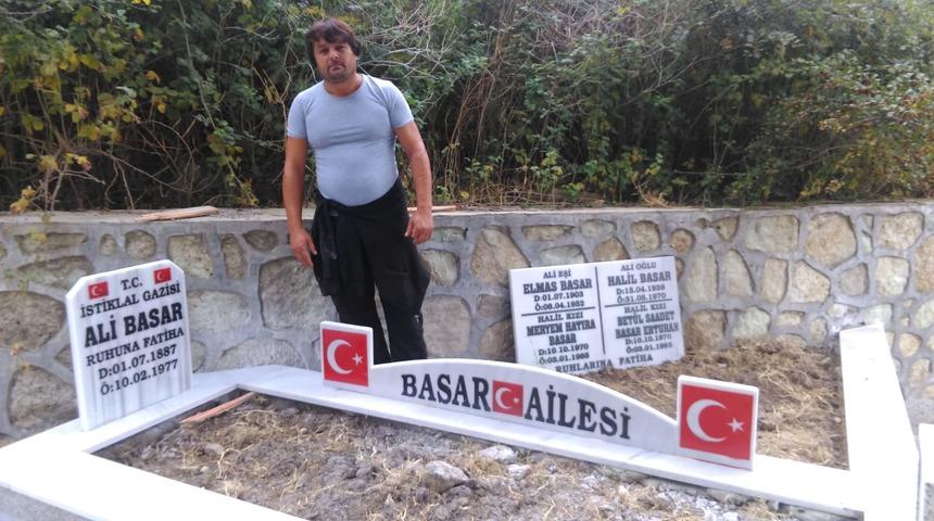 Dedesinin İstiklal Savaşı gazisi olduğu anlaşıldı, mezar yapıldı