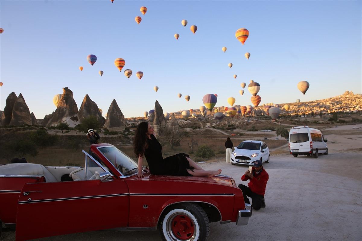 Kapadokya'da yeni etkinlik: Klasik otomobil turu