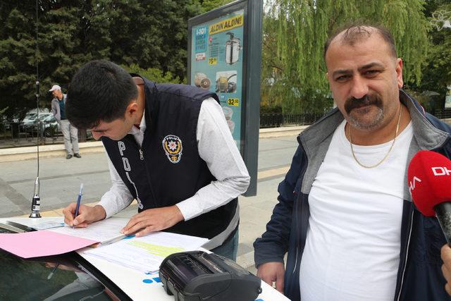 Tokat'ta sigara içen sürücülere ceza uygulandı