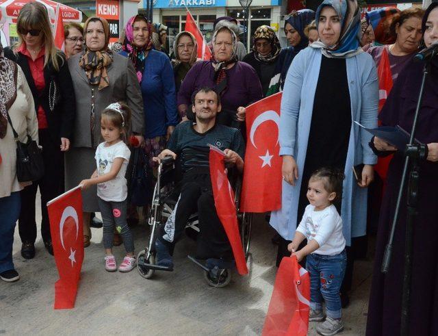 Ordulu kadınlardan Diyarbakır’da eylem yapan ailelere destek