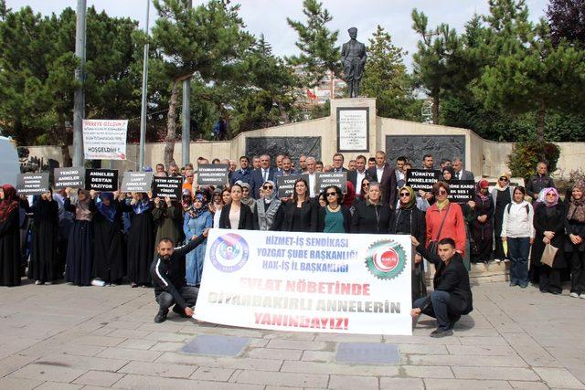Yozgat’tan Diyarbakır annelerine destek