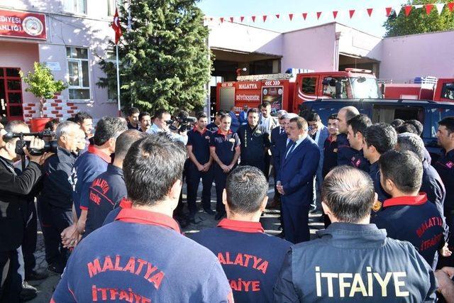 Malatya’da İtfaiye Haftası kutlanıyor