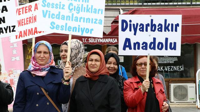 Diyarbakır’daki annelere Tekirdağ’dan destek