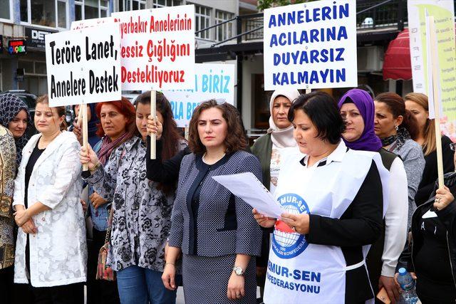 Diyarbakır annelerine kadın desteği