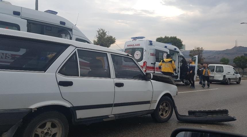 Karab&uuml;k&rsquo;te trafik kazası: 1 yaralı