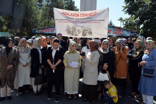 Bingöl'de kadınlardan Diyarbakır'daki annelere destek