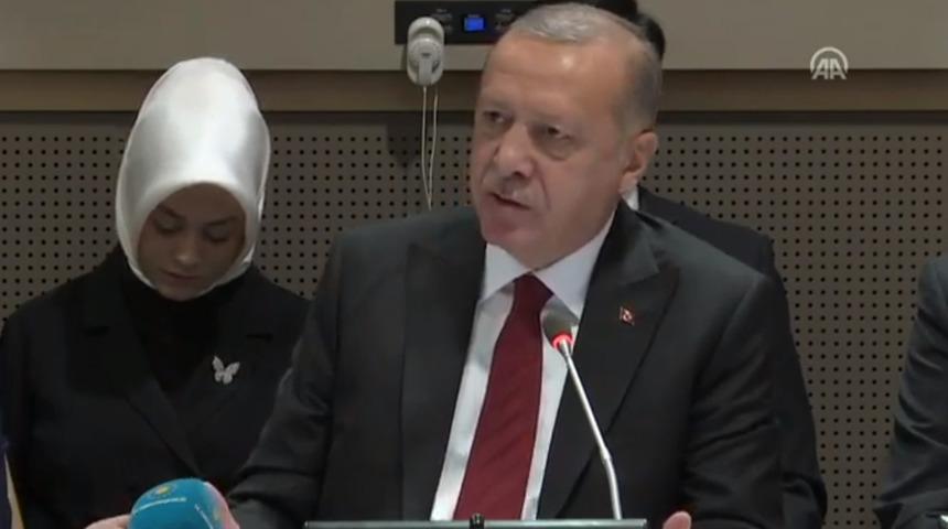 Cumhurbaşkanı Erdoğan'dan New York'ta flaş açıklamalar
