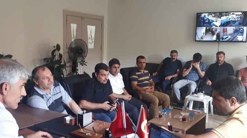 Sağlık-Sen&rsquo;den AK Parti İdil İl&ccedil;e Başkanı Ay&rsquo;a hayırlı olsun ziyareti