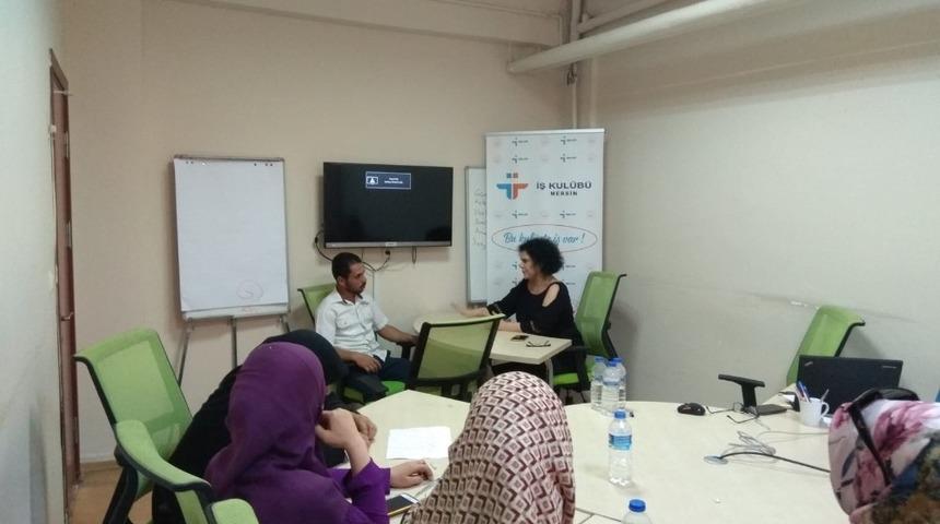 Mersin İŞKUR&rsquo;dan iş arayan Suriyelilere eğitim