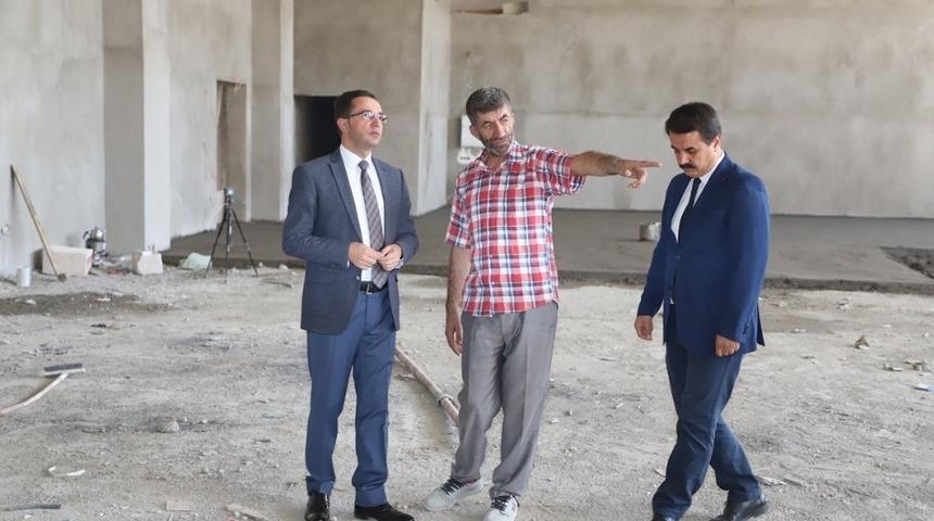 Cizre Gençlik Merkezi inşaatında sona gelindi