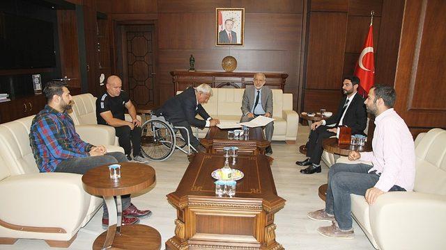 Engelliler Spor Kulübüne HRÜ’dan eğitim desteği