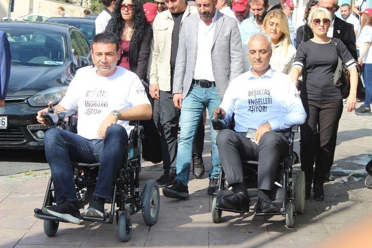 Başkan Akpolat tekerlekli sandalyeye binerek ’engelleri’ tespit etti G2