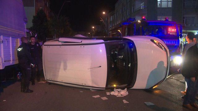 Gaziosmanpaşa'da trafik kazası: 3 yaralı