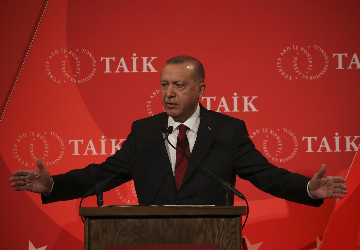 Cumhurbaşkanı Erdoğan ABD'de 'stratejik ortağız' diyerek a&ccedil;ıkladı! 'Bizi muaf tutun'