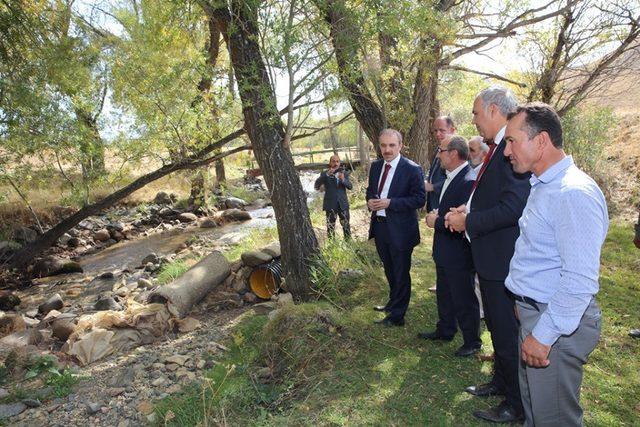 Vali Epcim, Gümüşdamla köyünde incelemelerde bulundu