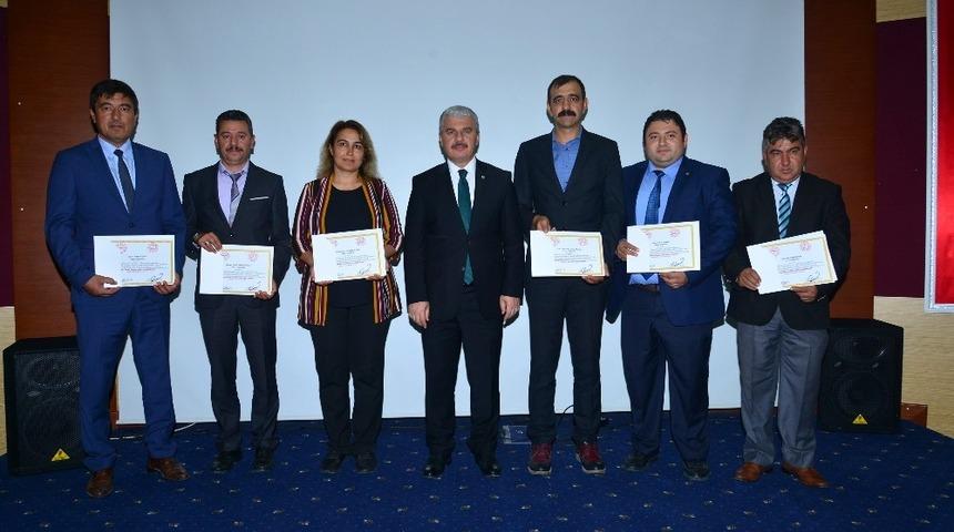 Beslenme dostu okullara sertifikaları verildi