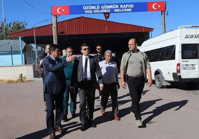 Kaymakam Öztürk’ten Üzümlü Sınır Kapısı’na ziyaret