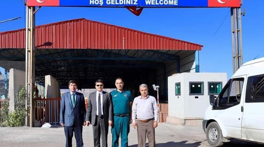 Kaymakam &Ouml;zt&uuml;rk&rsquo;ten &Uuml;z&uuml;ml&uuml; Sınır Kapısı&rsquo;na ziyaret