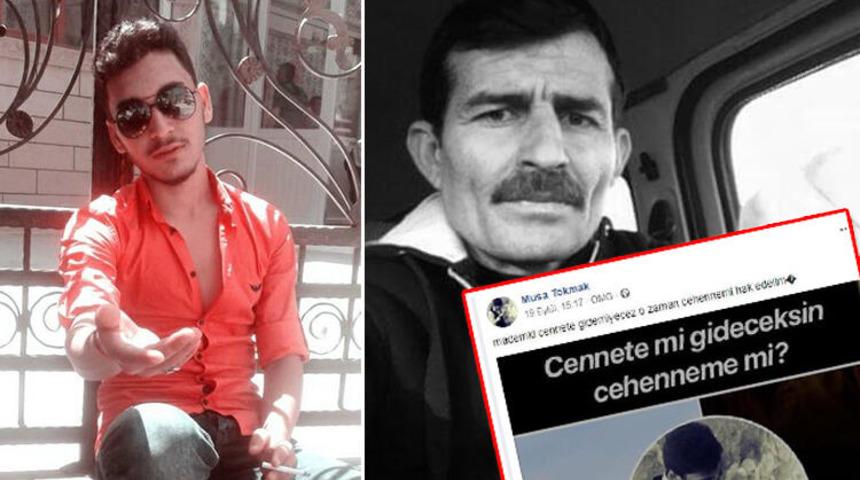 Kayınpederini öldürdü! Paylaşımı kan dondurdu: Cehennemi hak edelim