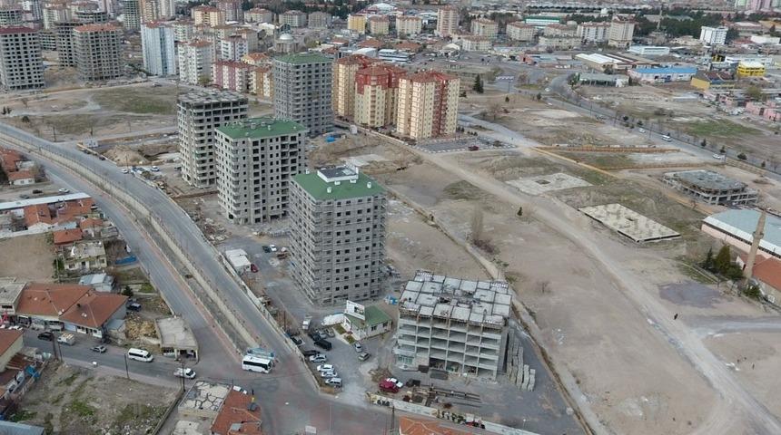 Melikgazi&rsquo;de 99 dairelik konutların temeli yarın atılacak