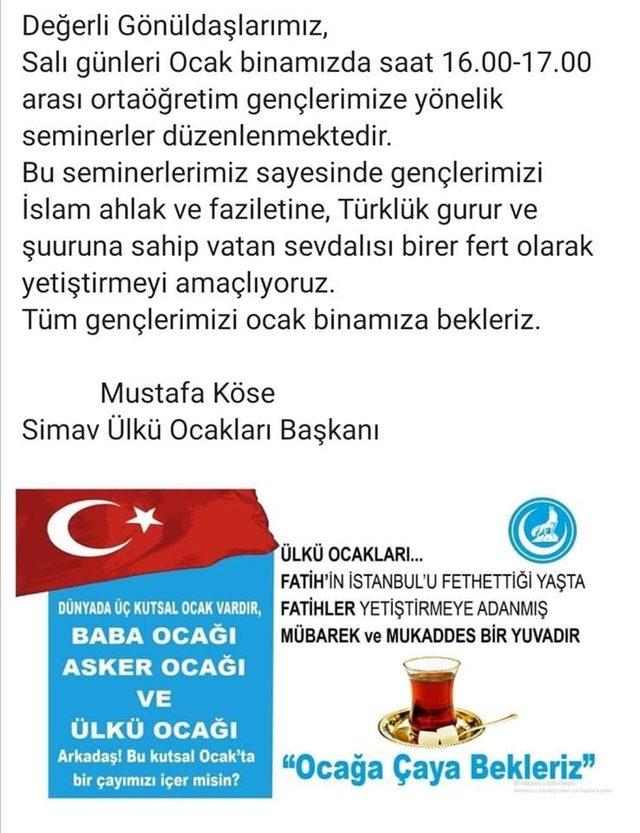 Simav&rsquo;da &ouml;ğrencilere seminer 2