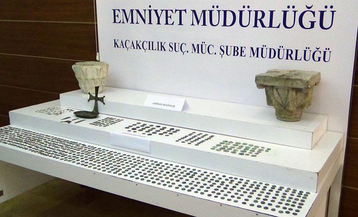 İstanbul'da 4 ilçede dev operasyon! 2 bin 100 yıllık Amisos definesi ele geçirildi G5