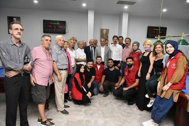 ASSİM’de bilardo spor merkezi açıldı