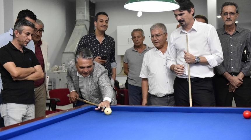ASSİM’de bilardo spor merkezi açıldı