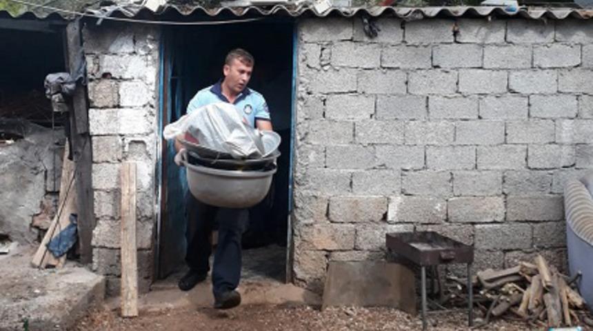 Antalya'da 1,5 tonluk midye dolma operasyonu