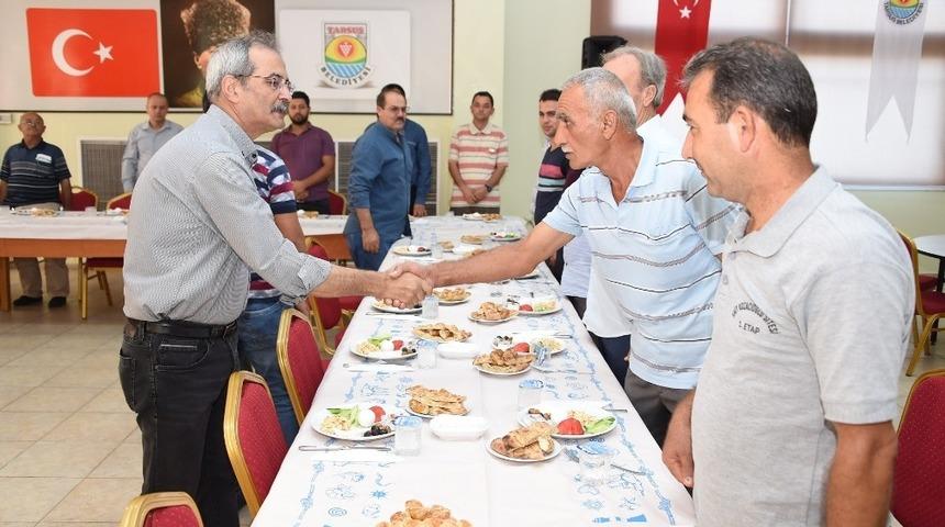 Başkan Bozdoğan, apartman g&ouml;revlileriyle bir araya geldi