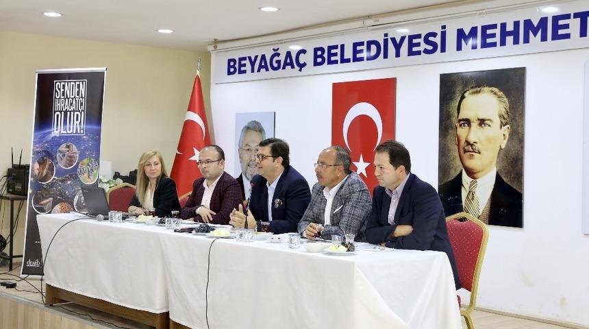 ‘Senden İhracatçı Olur’ projesi Beyağaç’da anlatıldı