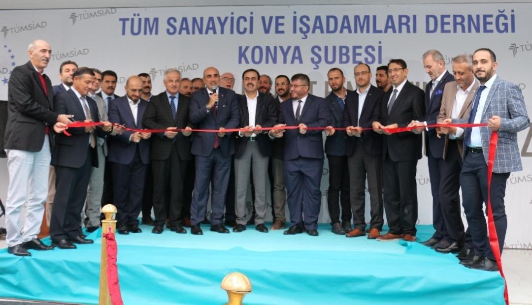 T&Uuml;MSİAD Konya Şubesi yeni hizmet binası a&ccedil;ıldı
