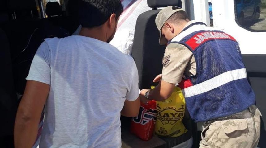 Jandarma huzur ve g&uuml;ven uygulaması yaptı