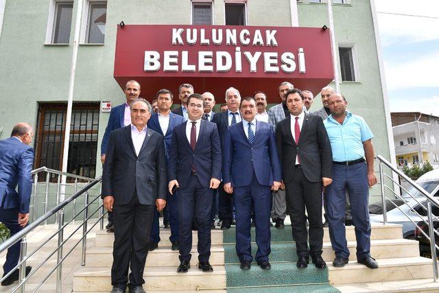 Malatya Büyükşehir Belediye Başkanı Selahattin Gürkan, Kuluncak’ı ziyaret etti