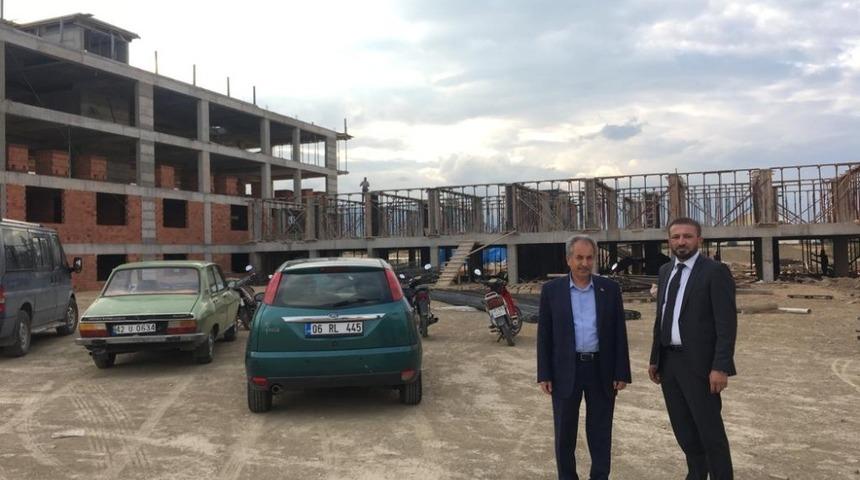 Başkan Akkaya, Engelli ve Yaşlı Bakım Merkezi inşaatını inceledi