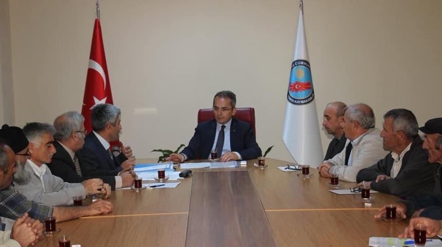 Kaymakam Pişkin, arıcılarla bir araya geldi