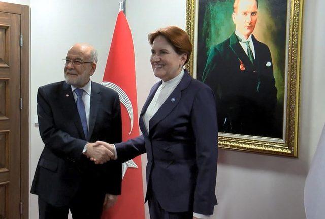 Karamollaoğlu, Akşener'i ziyaret etti