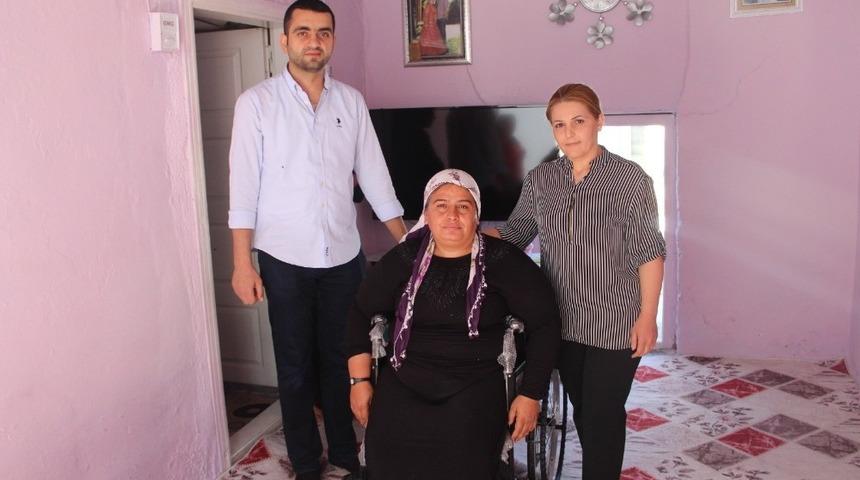 Kahta Belediyesi’nden engelli  vatandaşa destek