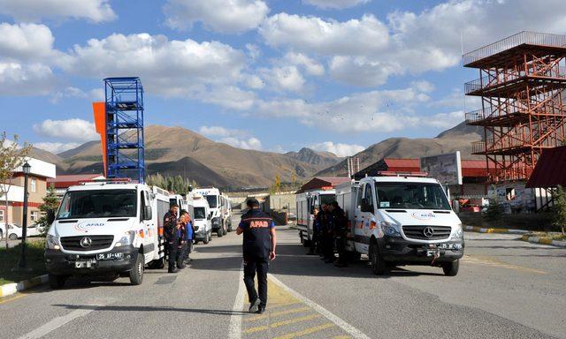 Erzurum AFAD, İstanbul depremi için 30 personelle hazır