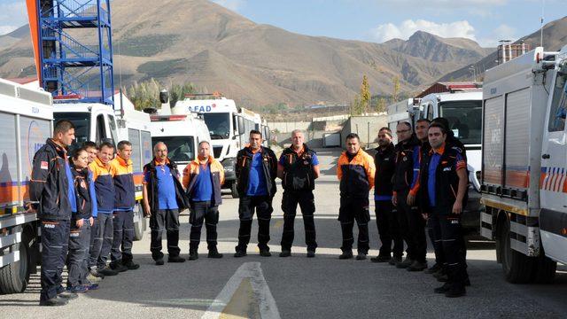 Erzurum AFAD, İstanbul depremi için 30 personelle hazır