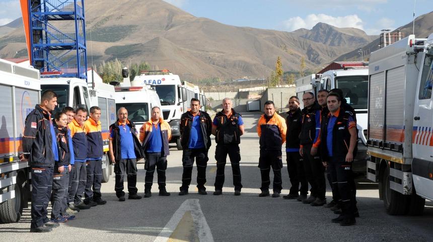 Erzurum AFAD, İstanbul depremi i&ccedil;in 30 personelle hazır