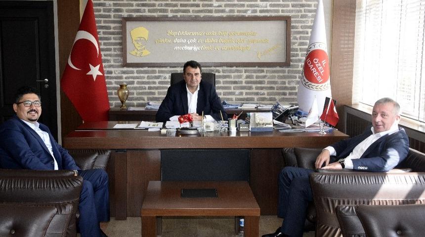 MHP İl Başkanı Aydın, Genel Sekreter Karahasan’ı ziyaret etti