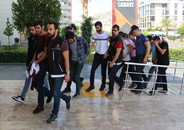 Alanya merkezli uyuşturucu operasyonunda 16 tutuklama