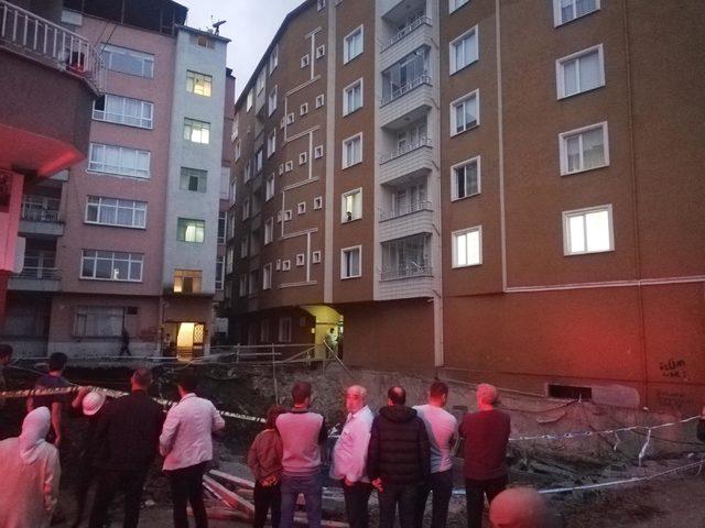 Ordu'da, 6 katlı bina tahliye edildi